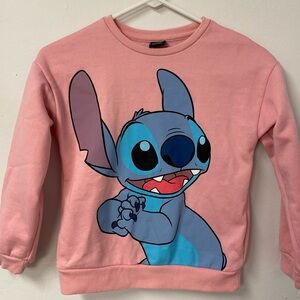 Disney Pink Stitch Sweatshirt